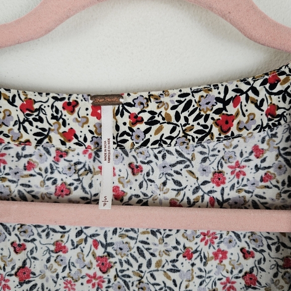 Free People Heartlands Maxi Dress in Ivory Combo Size Small - Picture 6 of 11